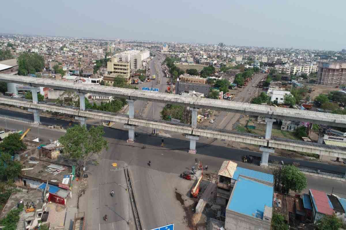 Kamptee road double-decker flyover